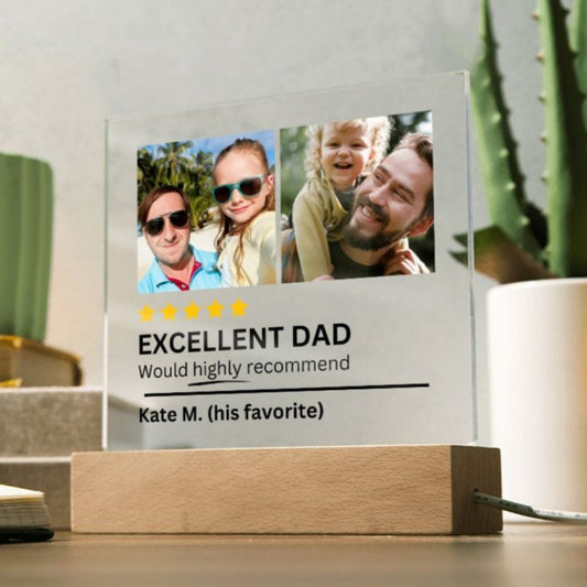 Jewelry Excellent Dad - Personalized Father's Day Gift - Acrylic - AC01