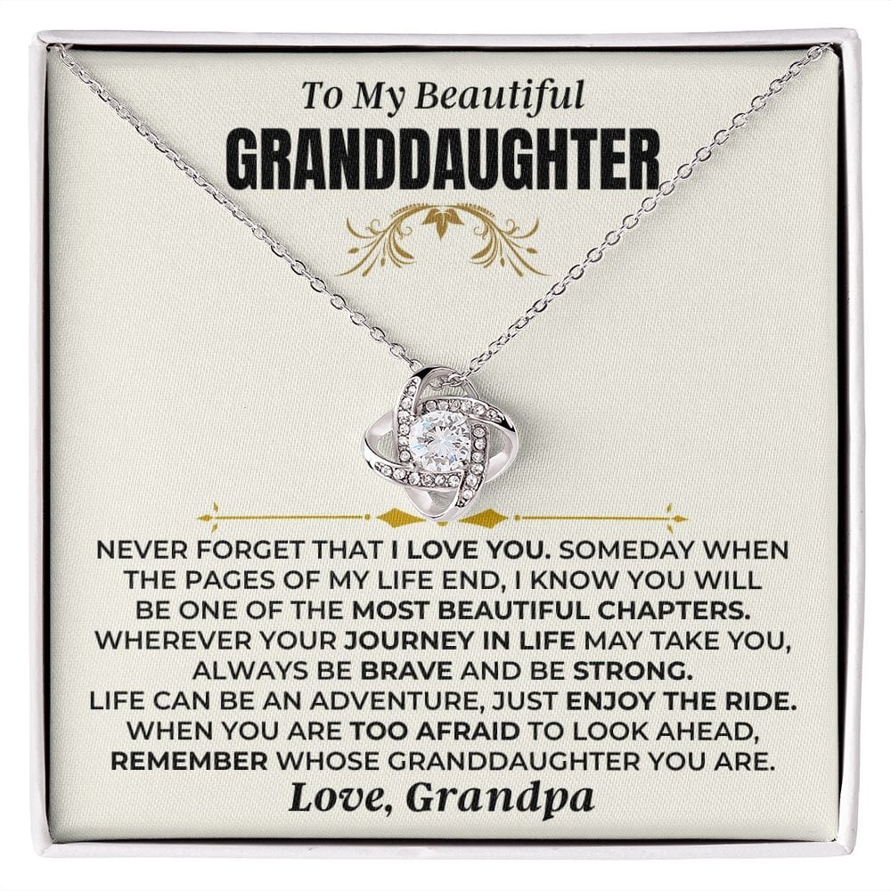 Portachiavi Personalizzato Per Nipote Con Incisione "Remember I Love You Granddaughter" - Regalo Di Compleanno In Acciaio Inox Con Sacchetto Di Velluto