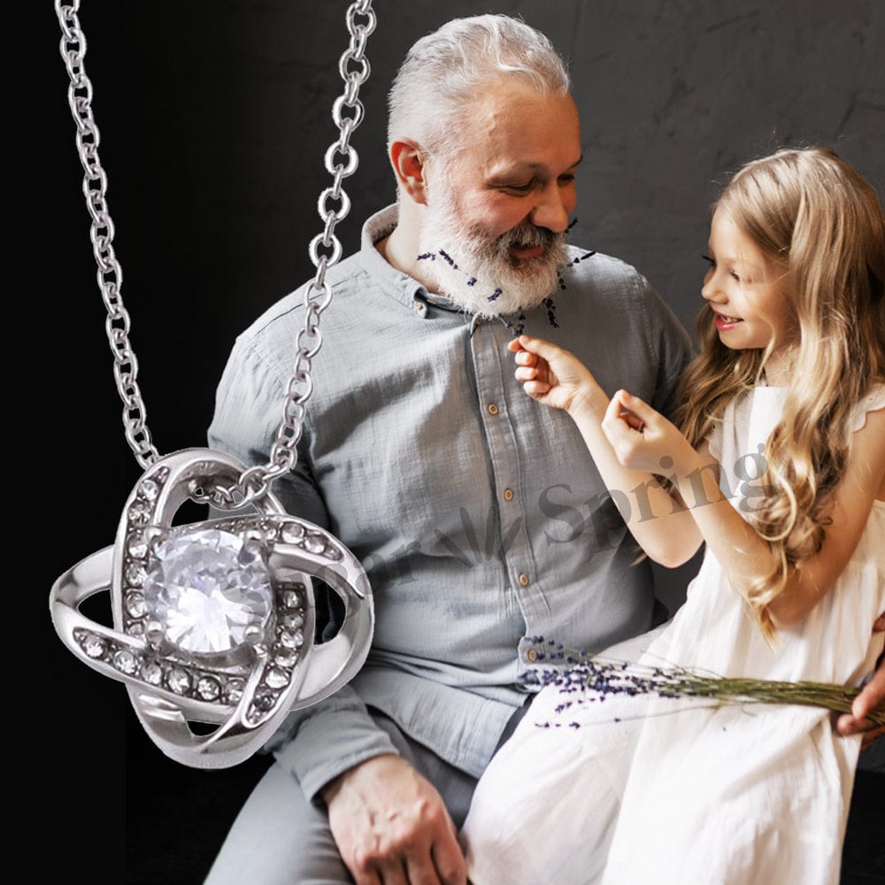Jewelry "Remember Whose Granddaughter You Are" - Love Knot Gift Set - SS477GP
