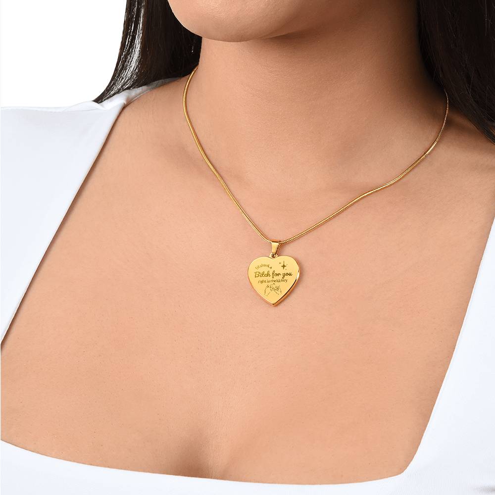 Jewelry Soulsister | Bestie | BFF | Bestfriend | Engraved Premium Heart Necklace - BST01