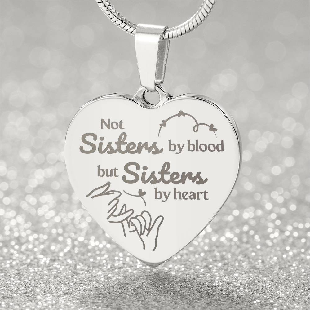 Jewelry Soulsister | Bestie | BFF | Bestfriend | Engraved Premium Heart Necklace - BST02