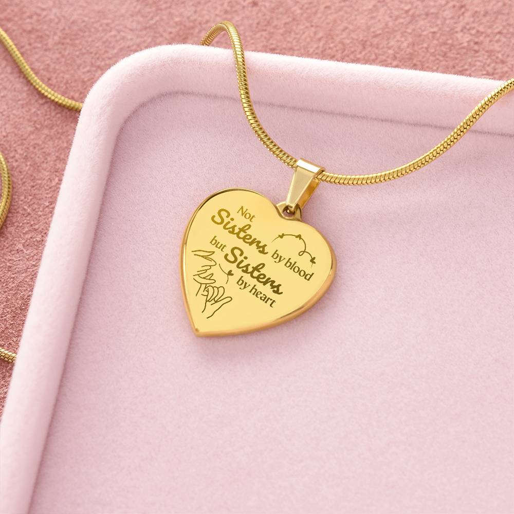 Jewelry Soulsister | Bestie | BFF | Bestfriend | Engraved Premium Heart Necklace - BST02