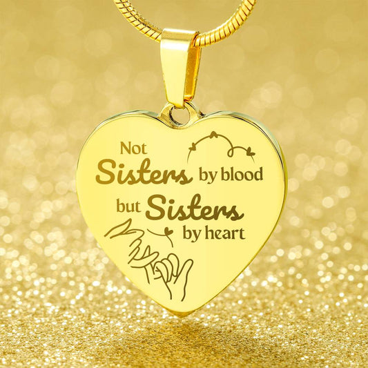 Jewelry Soulsister | Bestie | BFF | Bestfriend | Engraved Premium Heart Necklace - BST02
