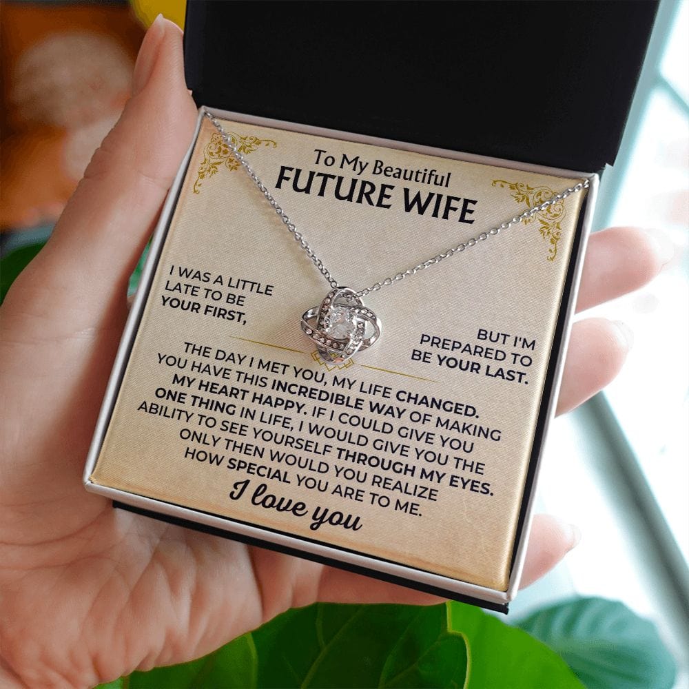 Jewelry To My Beautiful Future Wife - Love Knot Gift Set - SS503