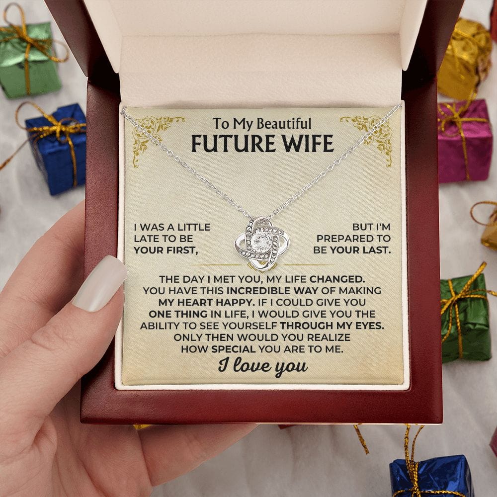 Jewelry To My Beautiful Future Wife - Love Knot Gift Set - SS503