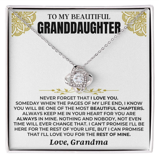 Jewelry To My Beautiful Granddaughter - Custom Sign-Off Card - Gift Set - SS513