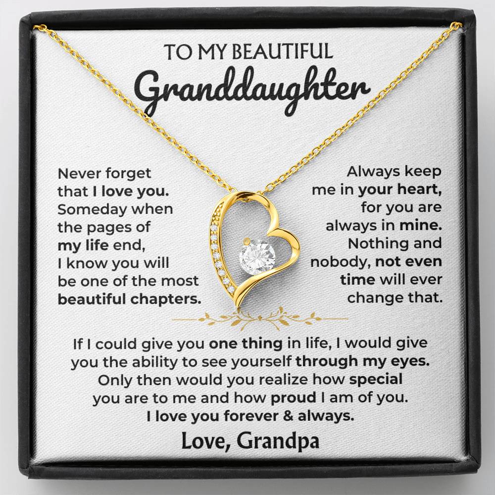 Jewelry To My Beautiful Granddaughter - Forever Love Gift Set - SS596