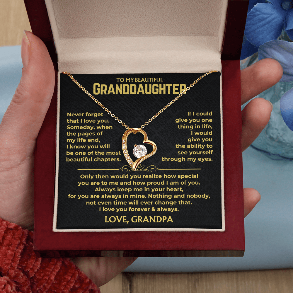 Jewelry To My Beautiful Granddaughter - Forever Love Gift Set - SS616