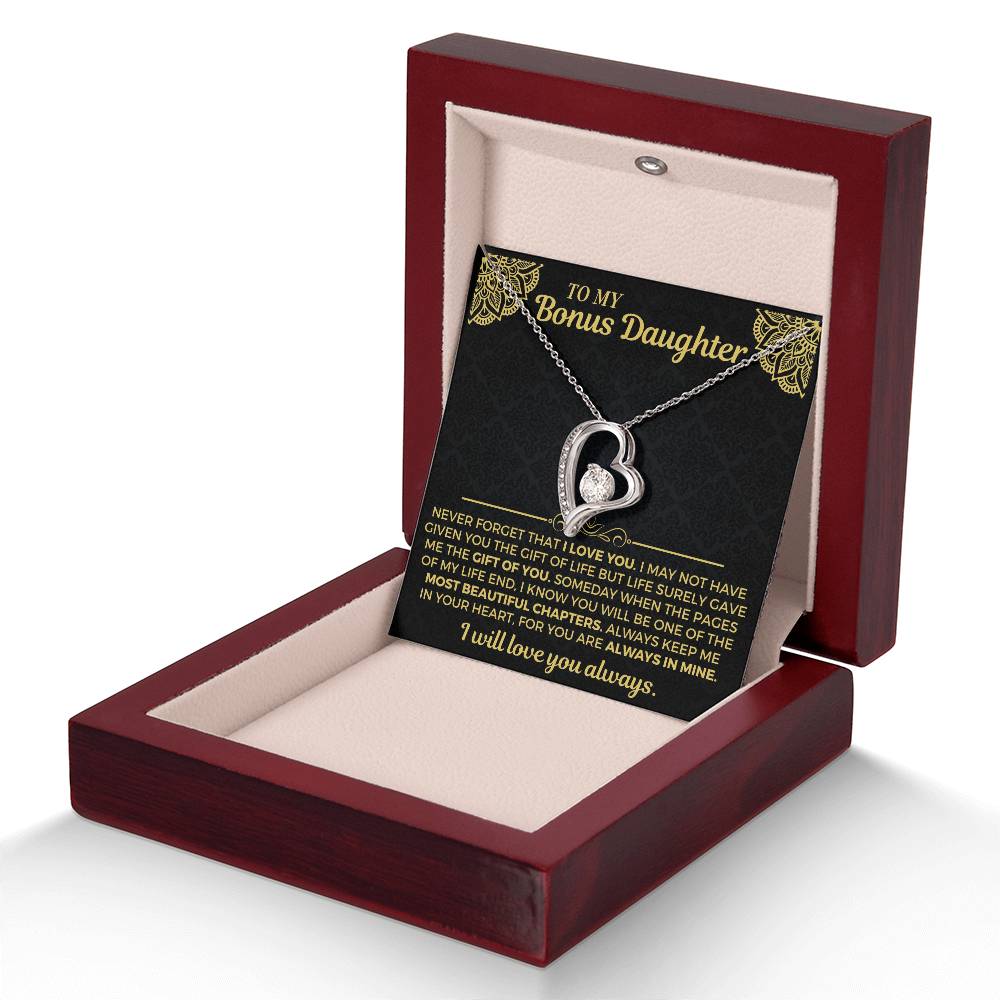 Jewelry To My Bonus Daughter - Never Forget That I Love You - Gift Set - SS558P