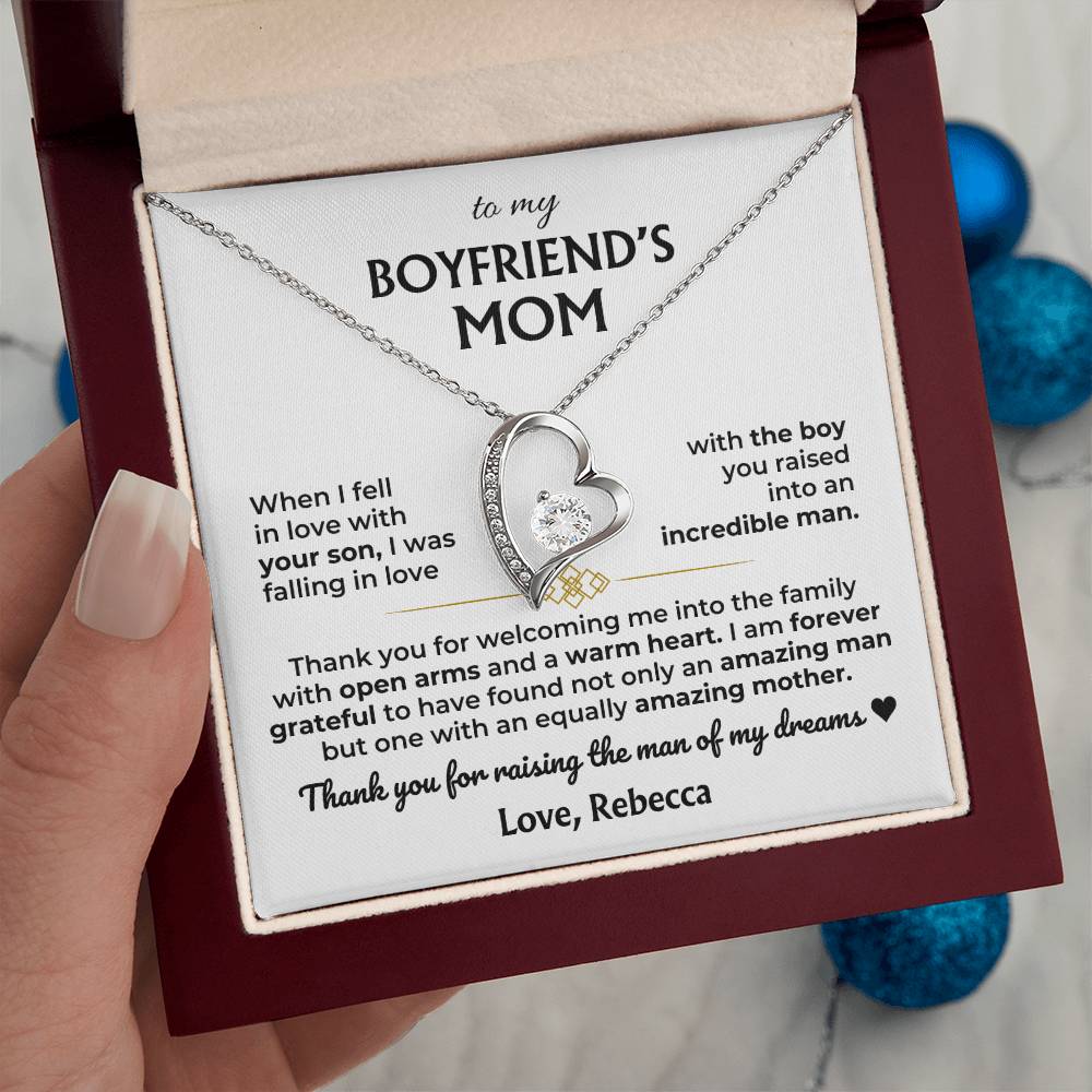 Jewelry To My Boyfriend's Mom - Forever Love Gift Set - SS594v2