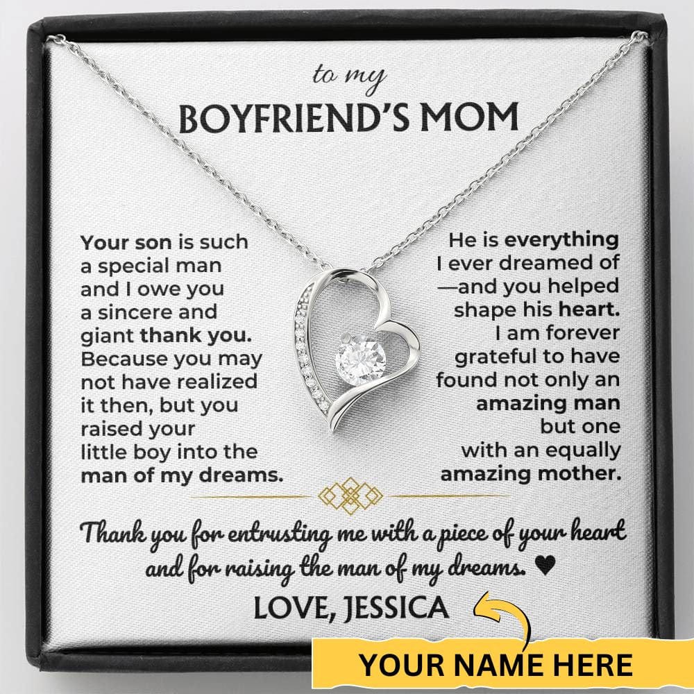Jewelry To My Boyfriend's Mom - Forever Love Gift Set - SS597