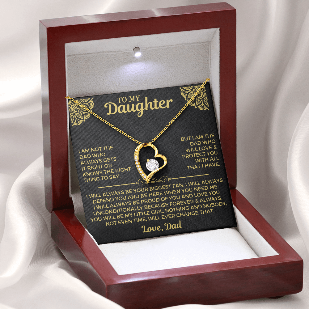 Jewelry To My Daughter - Love Dad - RecordBox - Necklace Gift Set - SS559