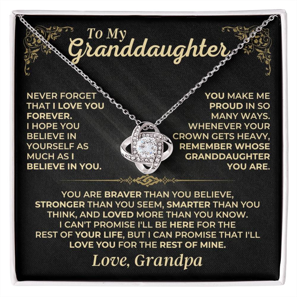 Jewelry To My Granddaughter - Beautiful Gift Set - SS490GP