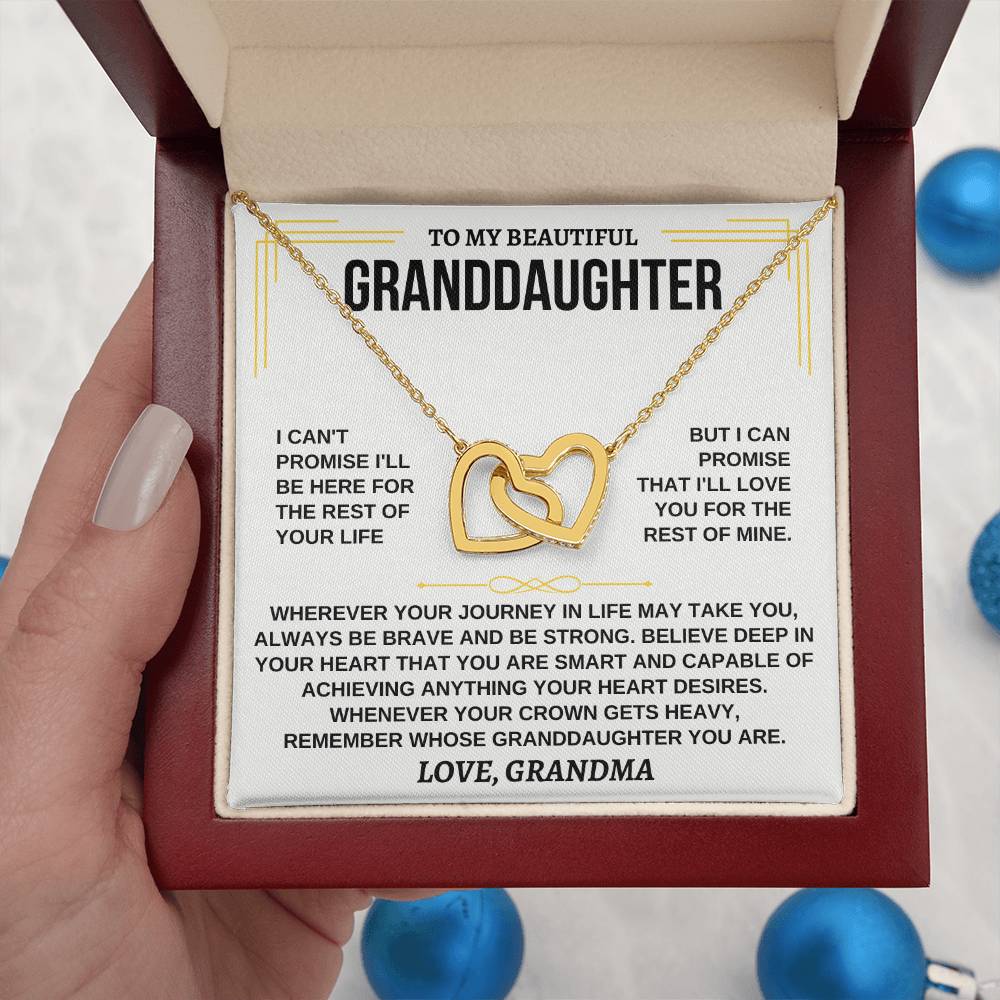 Jewelry To My Granddaughter - Gold Vermeil Personalized Gift Set - SS117GM-G