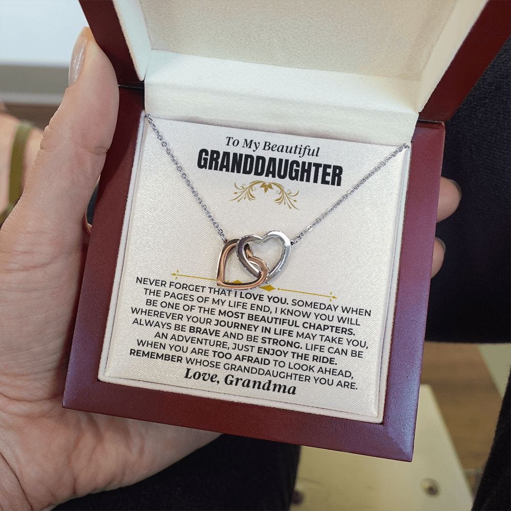 Jewelry To My Granddaughter - Interlocked Hearts Gift Set - SS477