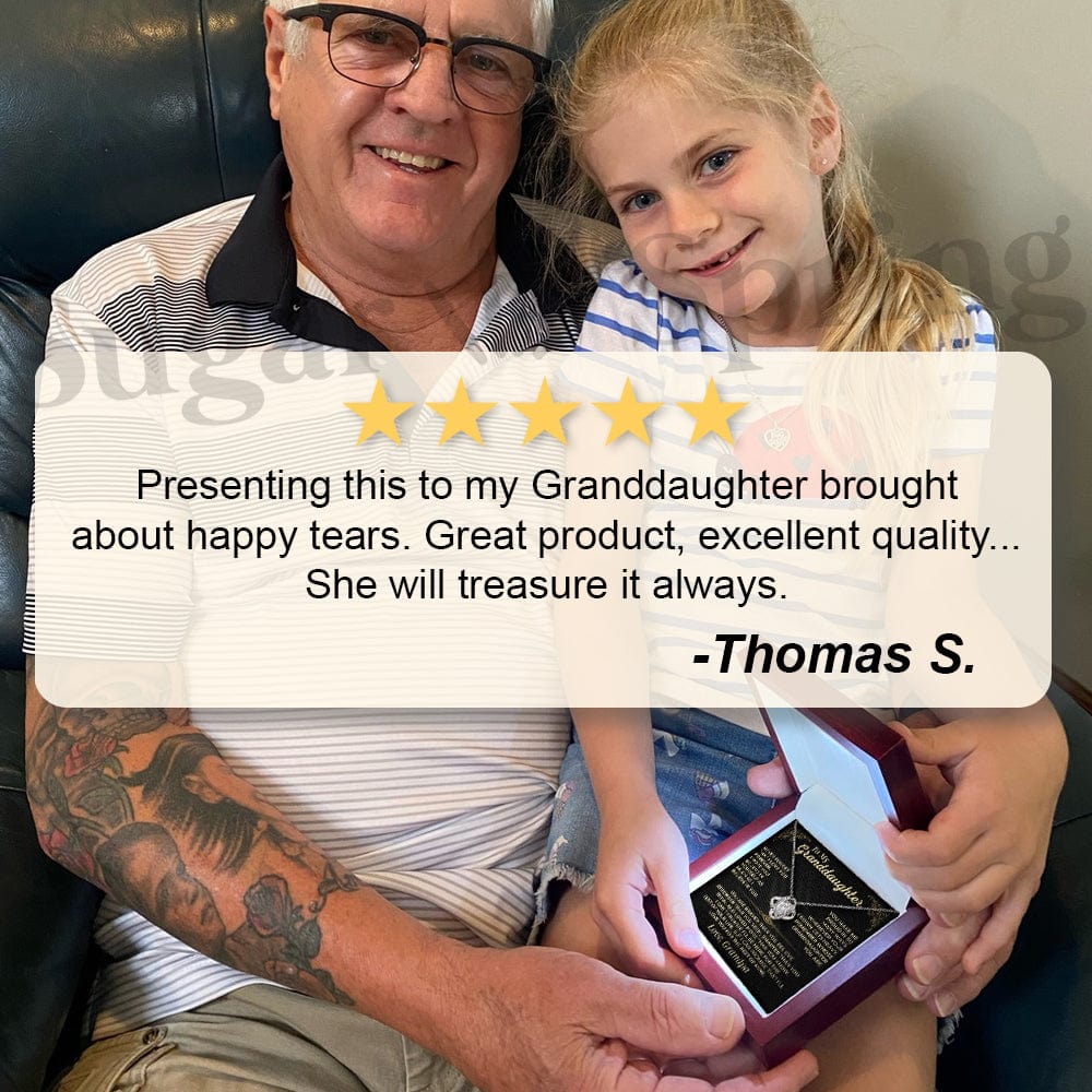 Jewelry To My Granddaughter - Love Grandpa - Beautiful Gift Set - SS539GP