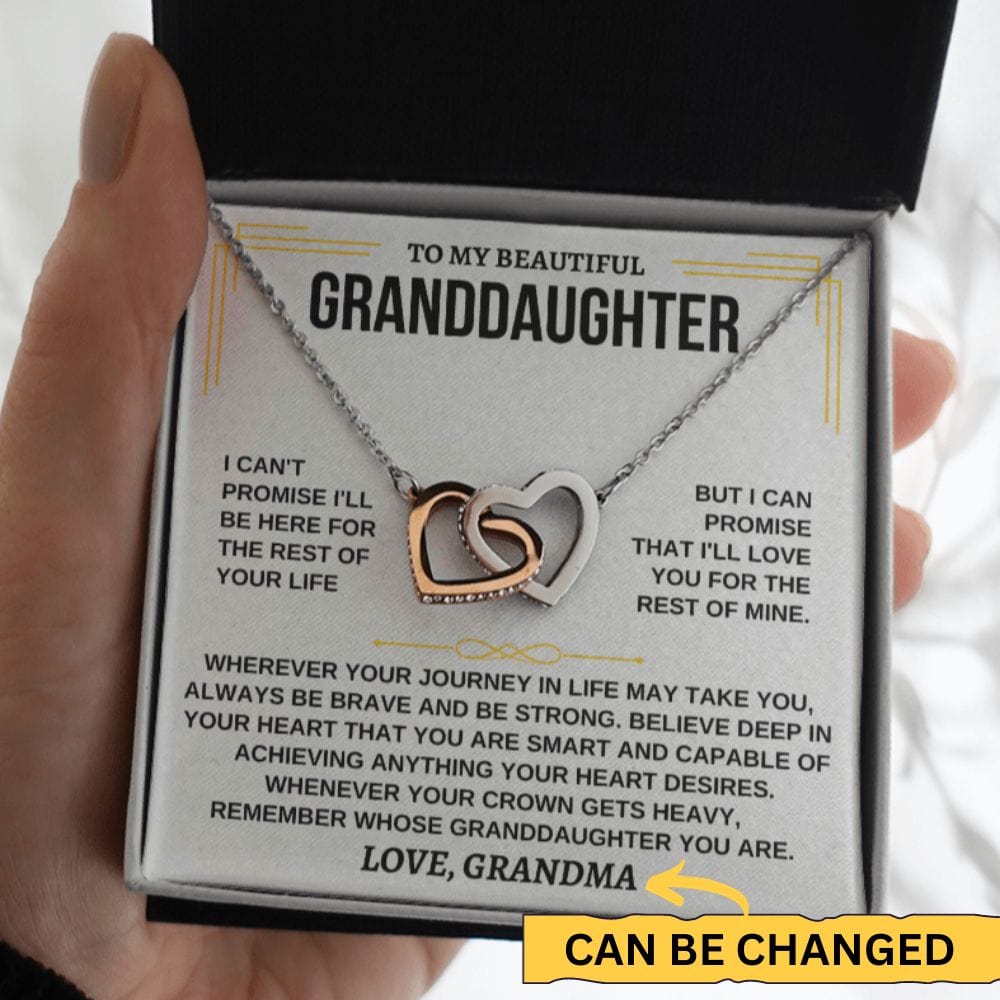 Jewelry To My Granddaughter - Personalized Beautiful Gift Set - SS117GM