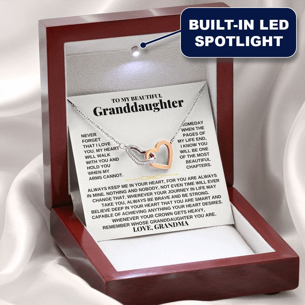 Jewelry To My Granddaughter - Personalized Beautiful Gift Set - SS254