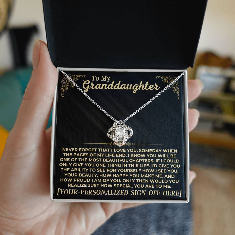 Jewelry To My Granddaughter - Personalized Sign-Off - Gift Set - SS537