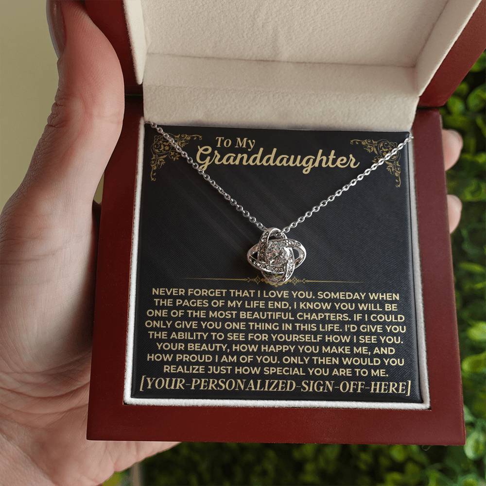 Jewelry To My Granddaughter - Personalized Sign-Off - Gift Set - SS537
