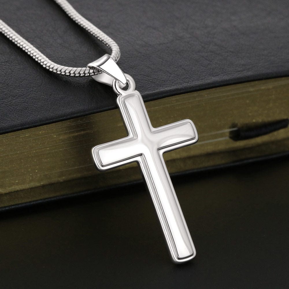 Jewelry To My Grandson - Artisan-Crafted Cross - Gift Set - SS117AC