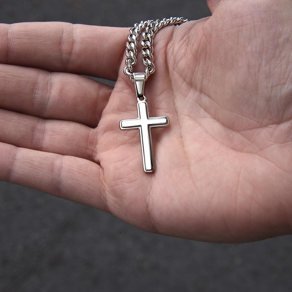 Jewelry To My Grandson - Love You More Than You Know - Artisan Cross Gift Set - SS604GS