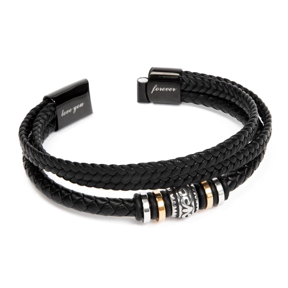 Jewelry To My Man - | Love You Forever - Braided Bracelet Gift Set - SS607