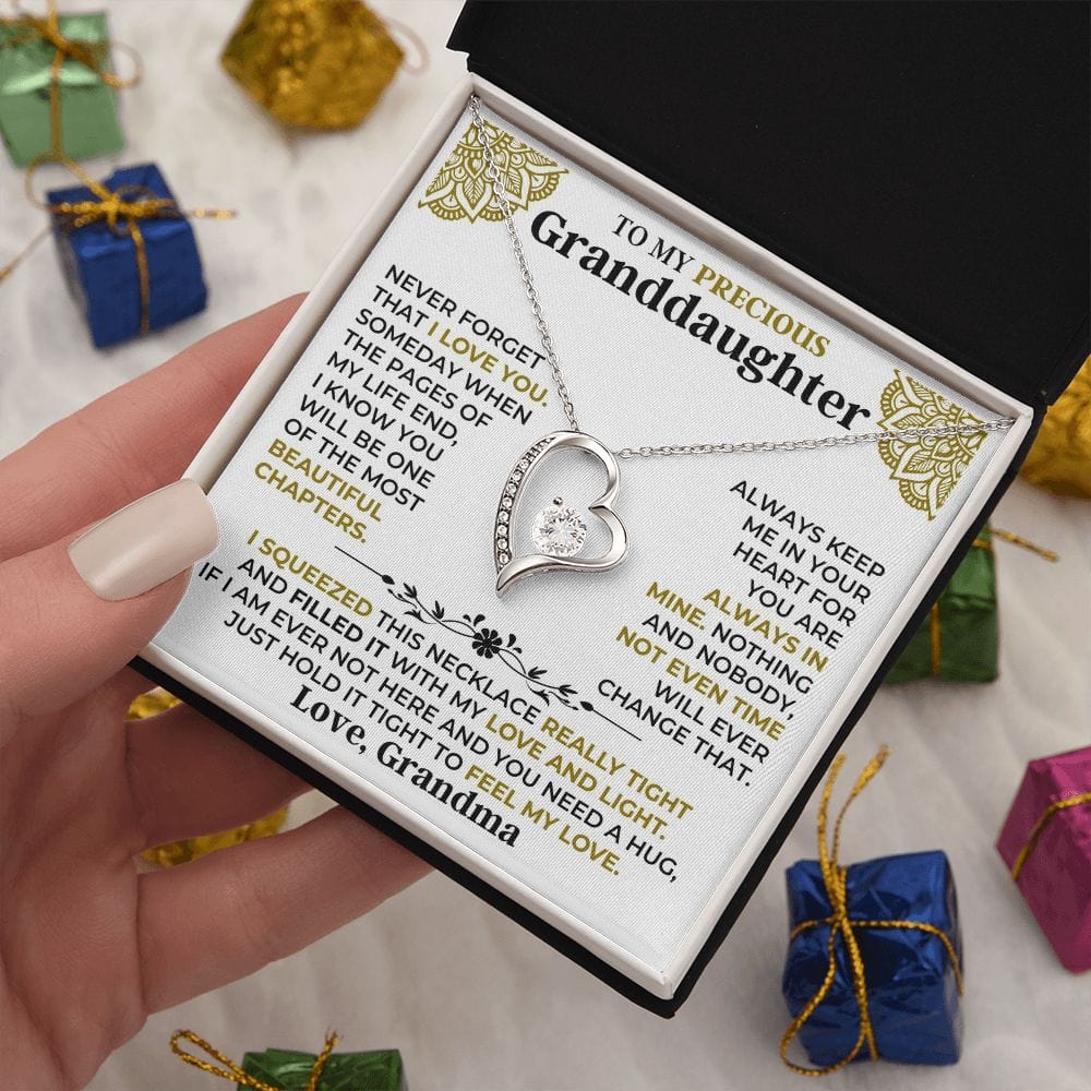 Jewelry To My Precious Granddaughter - Forever Love Gift Set - SS514