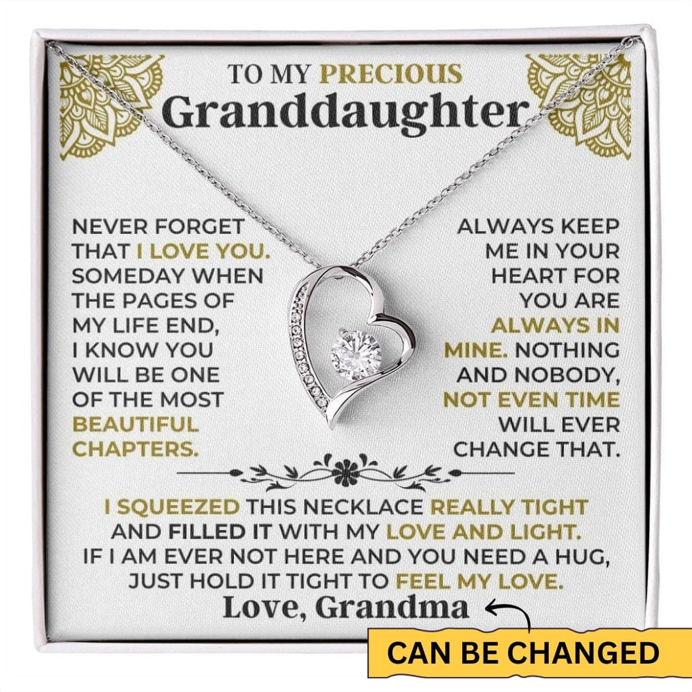 Jewelry To My Precious Granddaughter - Forever Love Gift Set - SS514