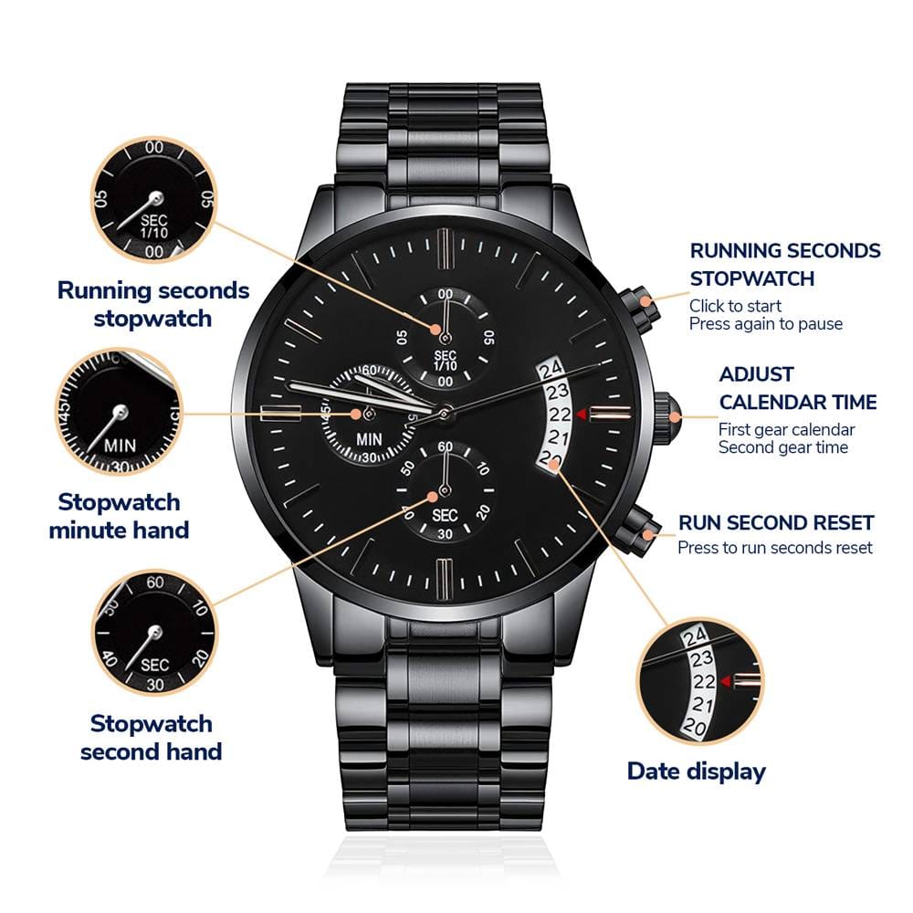Jewelry To My Son-In-Law - Engraved Premium Watch - SS232S