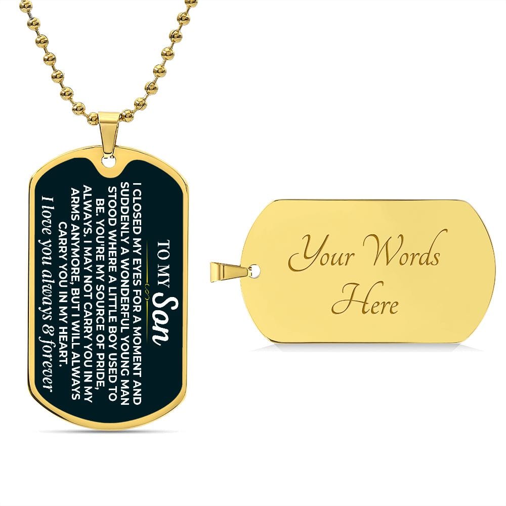 Jewelry To My Son - Love Tag - SS508