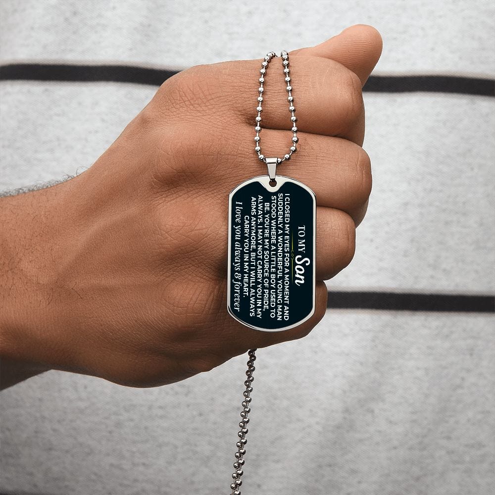 Jewelry To My Son - Love Tag - SS508