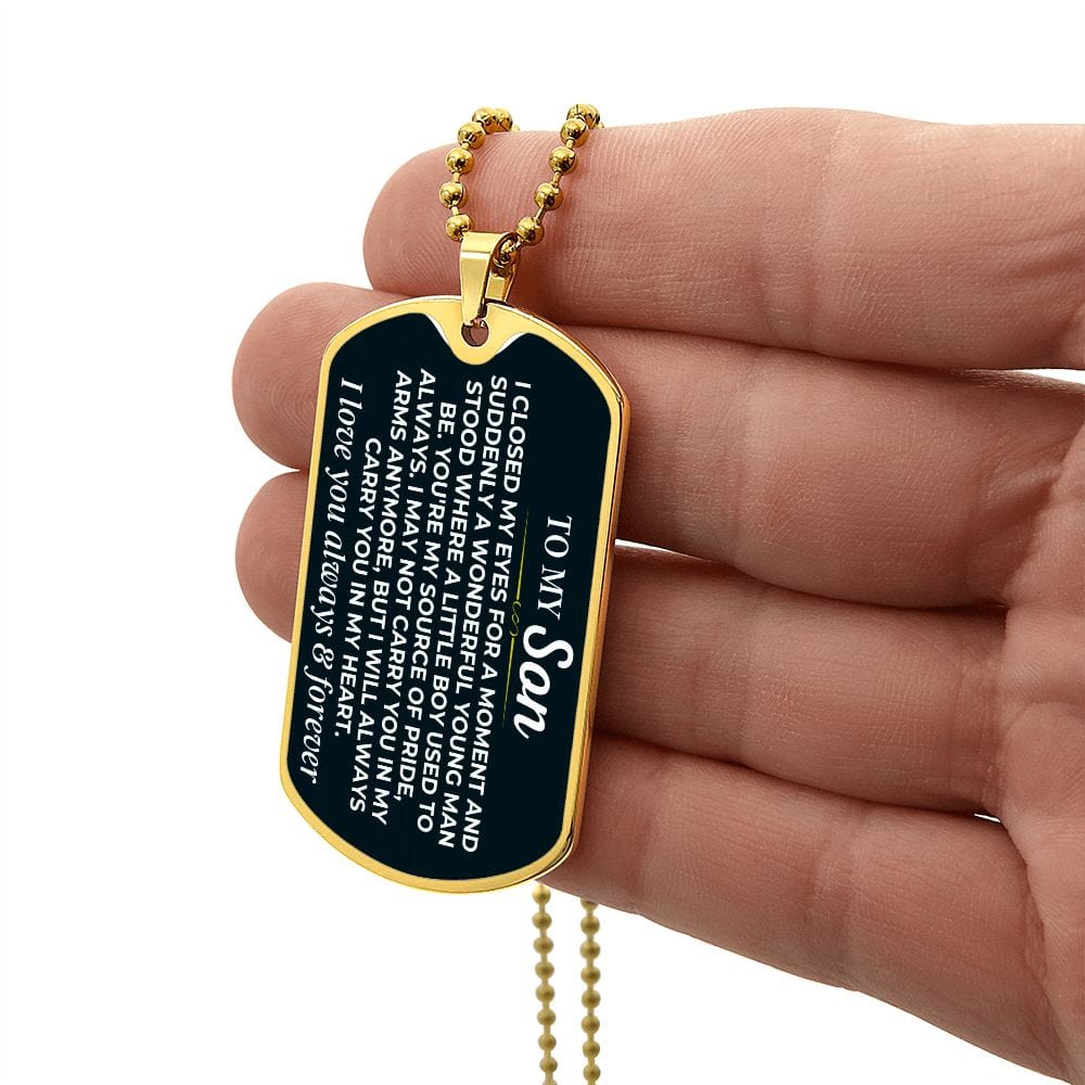 Jewelry To My Son - Love Tag - SS508
