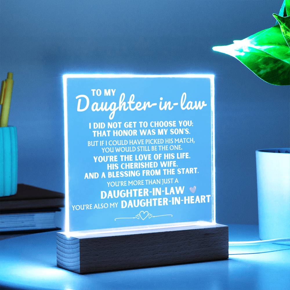 Jewelry You're more than just a 'Daughter-in-Law' - Acrylic Lamp ❤️ AC18V2
