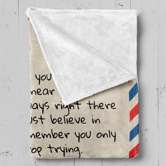 All Over Prints Dear Son - From Mom - Personalized Giant Love Letter Blanket - SS387