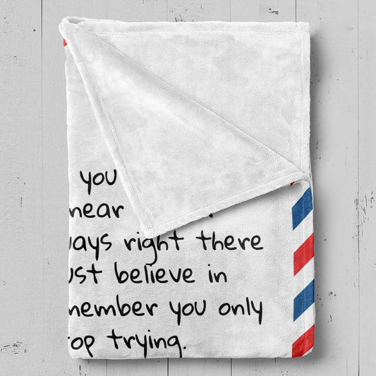 All Over Prints Dear Son - From Mom - Personalized Giant Love Letter Blanket - SS388