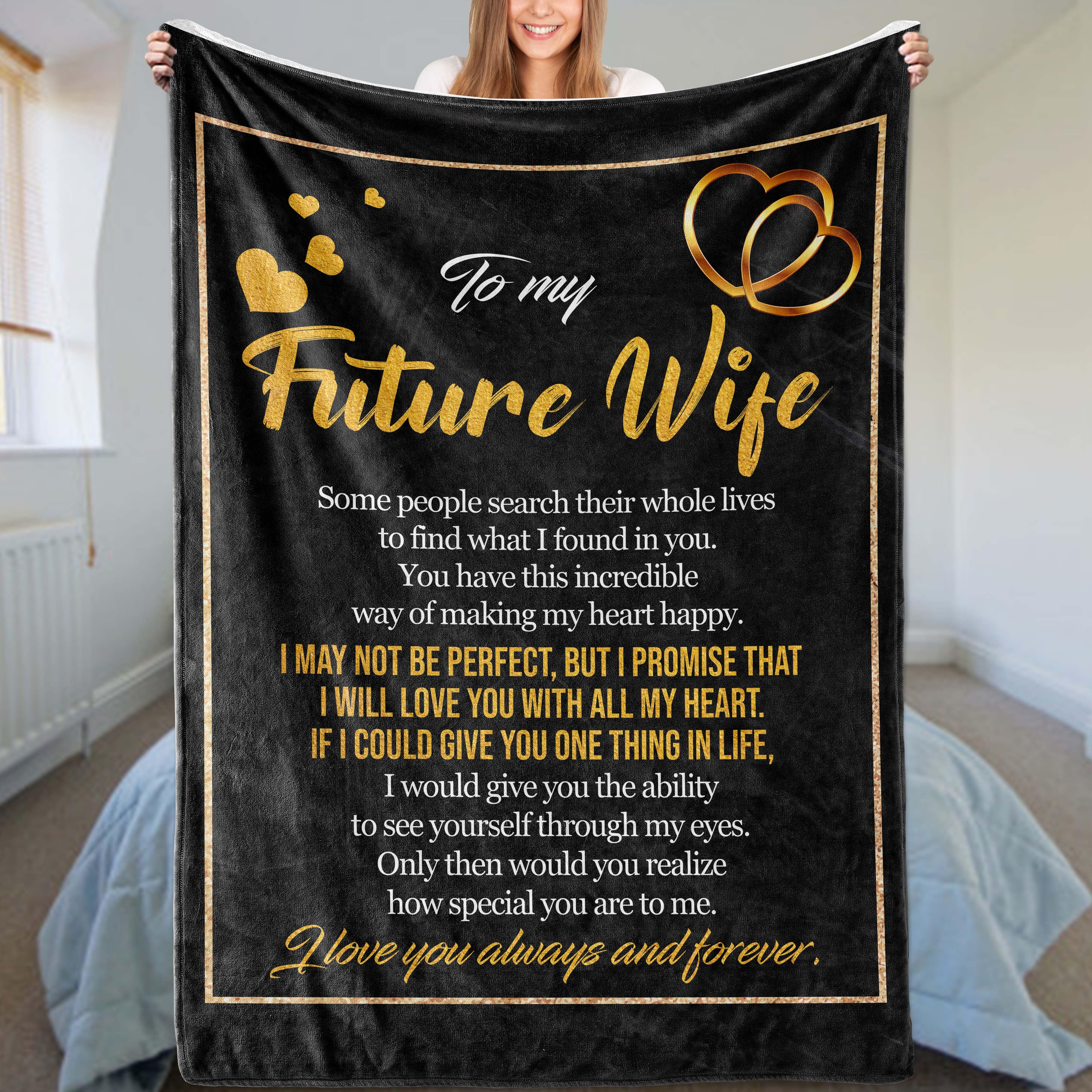 To my 2025 future wife blanket