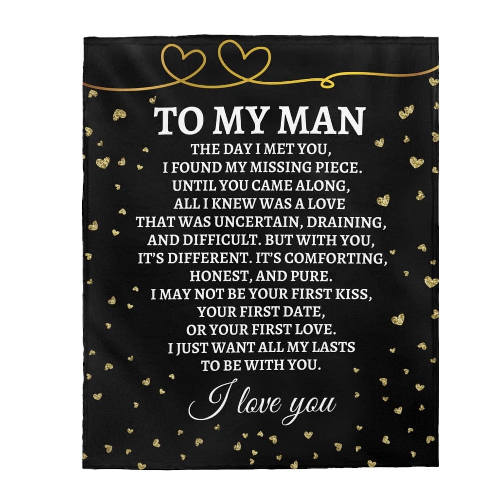 All Over Prints To My Man - Super Comfy Blanket - SS30
