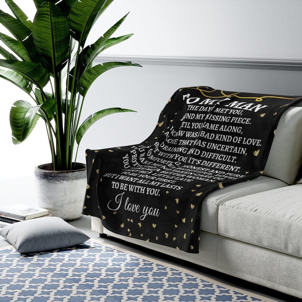 All Over Prints To My Man - Super Comfy Blanket - SS37