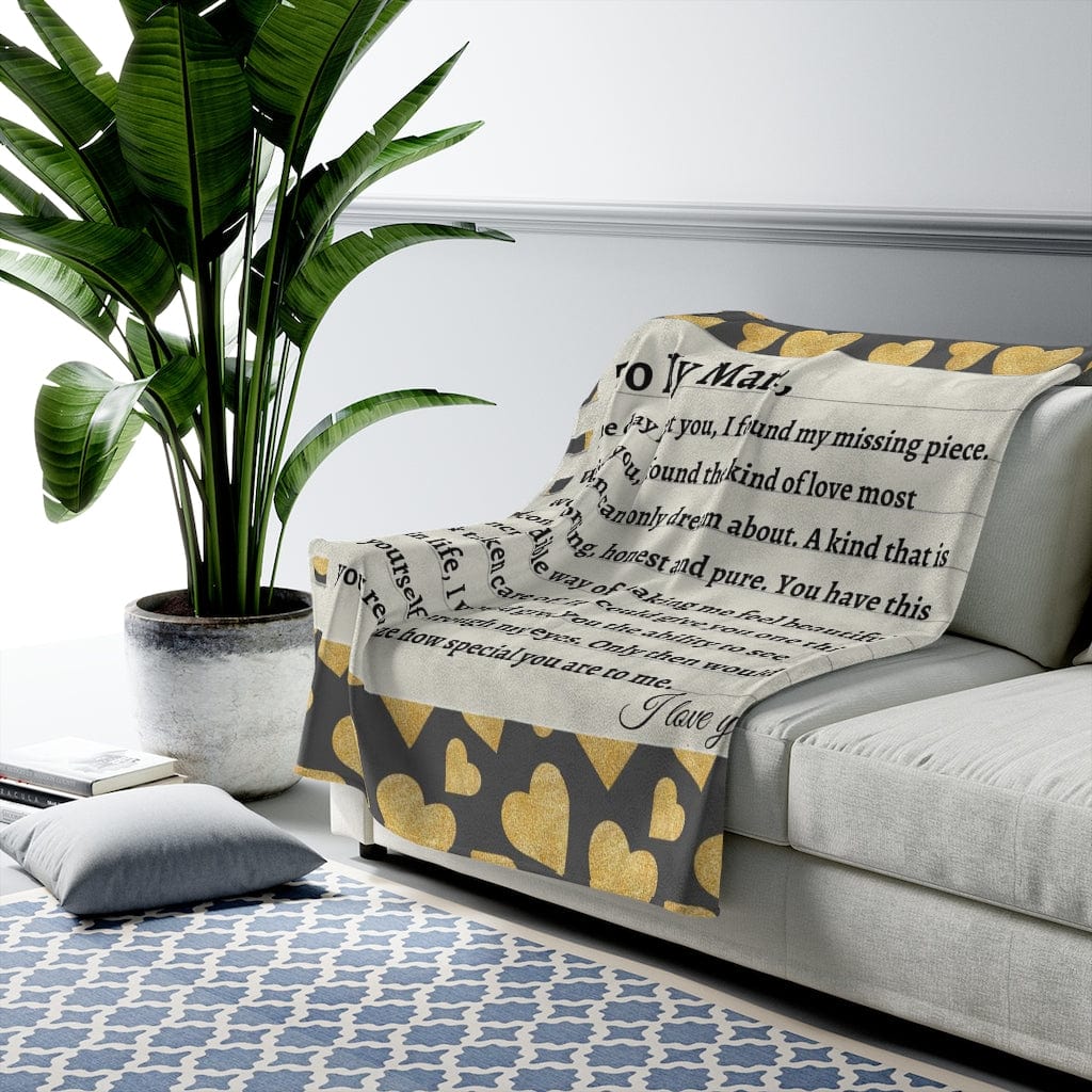 All Over Prints To My Man - Super Comfy Blanket - SS57