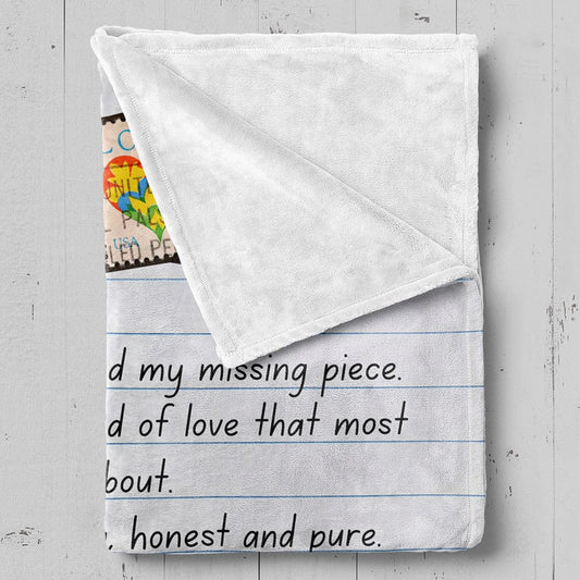 All Over Prints To My Man - Super Comfy Blanket - SS58