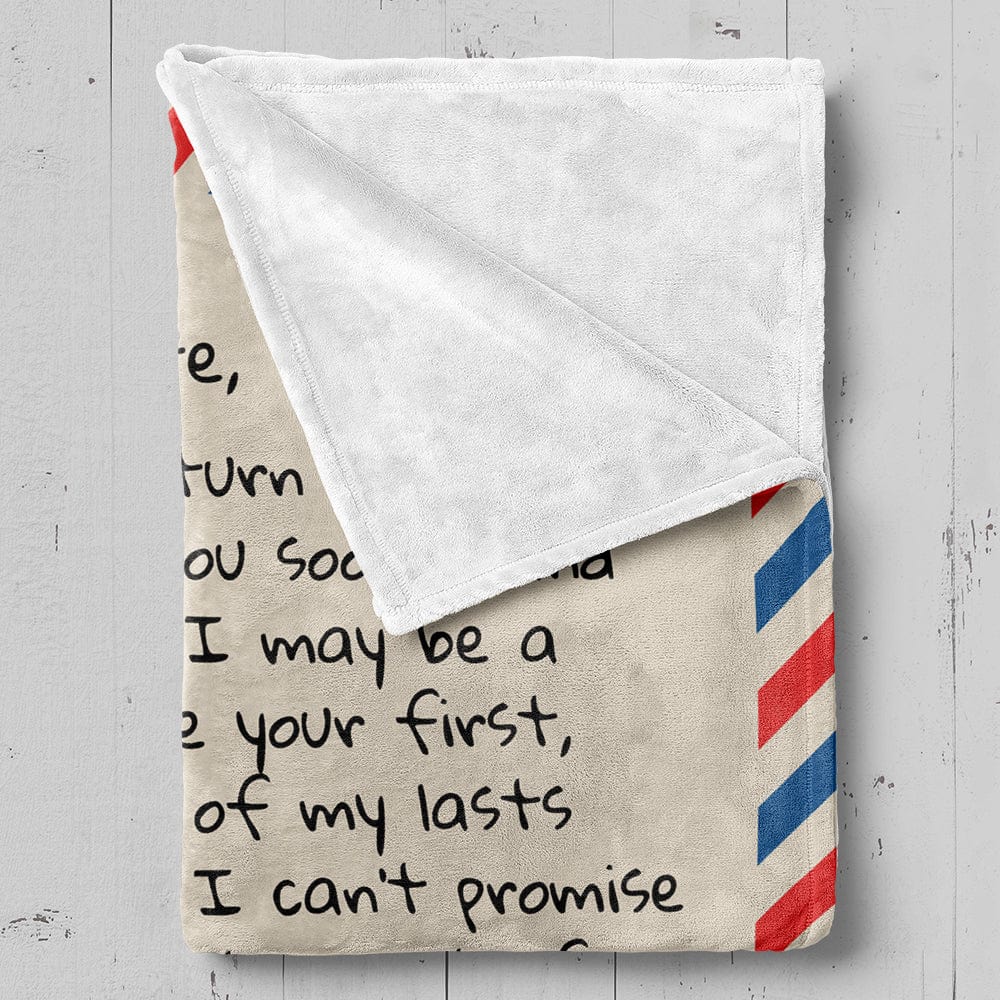 All Over Prints To My Soulmate - Personalized Giant Love Letter Blanket - SS467