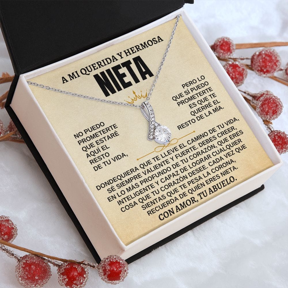 Jewelry A Mi Querida y Hermosa Nieta - Abuelo - Beautiful Gift Set - SS117SP