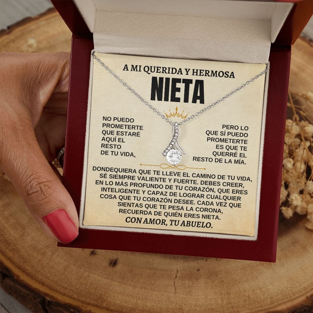 Jewelry A Mi Querida y Hermosa Nieta - Abuelo - Beautiful Gift Set - SS117SP