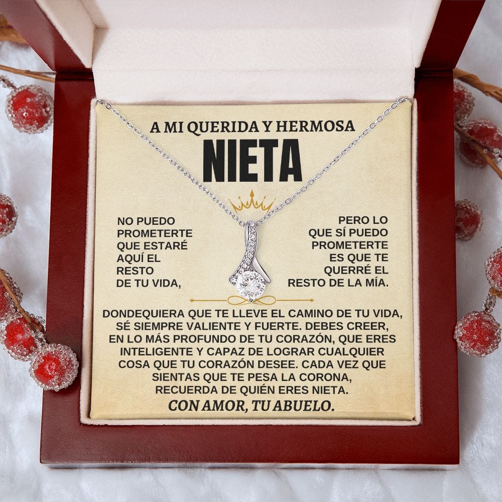 Jewelry A Mi Querida y Hermosa Nieta - Abuelo - Beautiful Gift Set - SS117SP