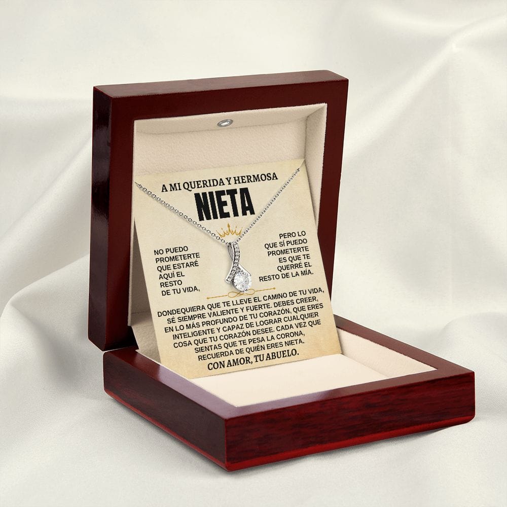 Jewelry A Mi Querida y Hermosa Nieta - Abuelo - Beautiful Gift Set - SS117SP