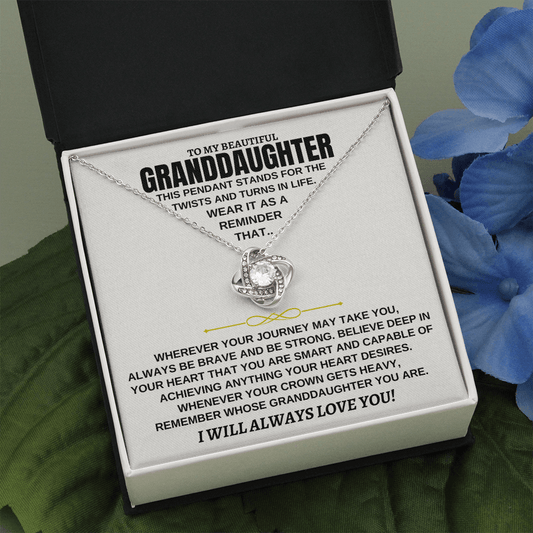 Jewelry (ALMOST SOLD OUT) To My Granddaughter - Twists & Turns Beautiful Gift Set - SS109V4