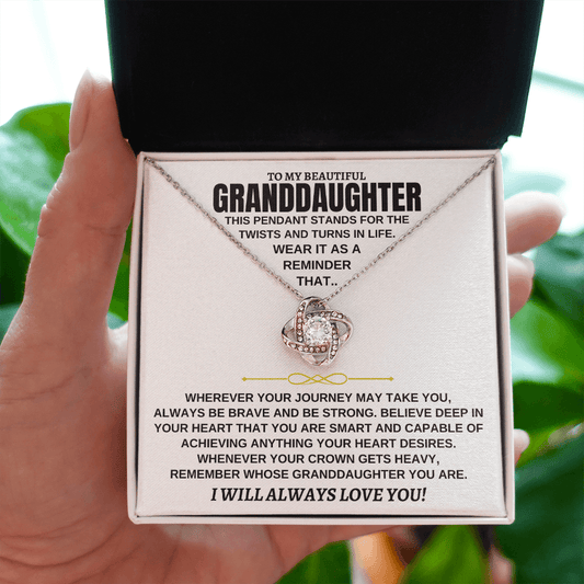 Jewelry (ALMOST SOLD OUT) To My Granddaughter - Twists & Turns Beautiful Gift Set - SS109V4