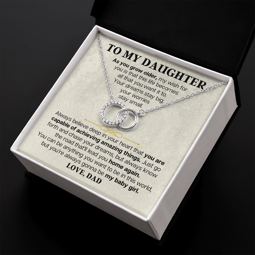 Jewelry Always Gonna Be My Baby Girl - Love, Dad - Beautiful Gift Set - SS189D