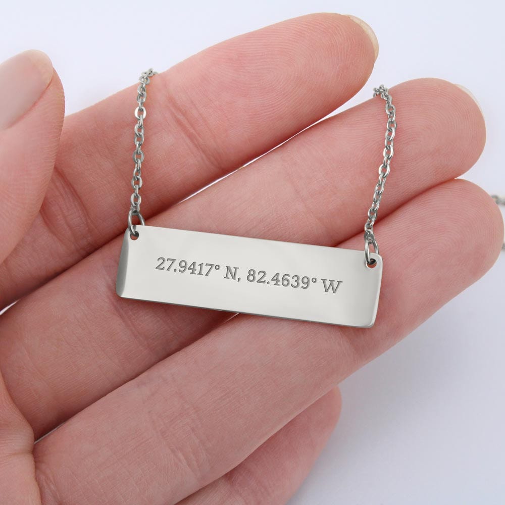 Jewelry Coordinates Horizontal Dainty Bar Necklace - SS56